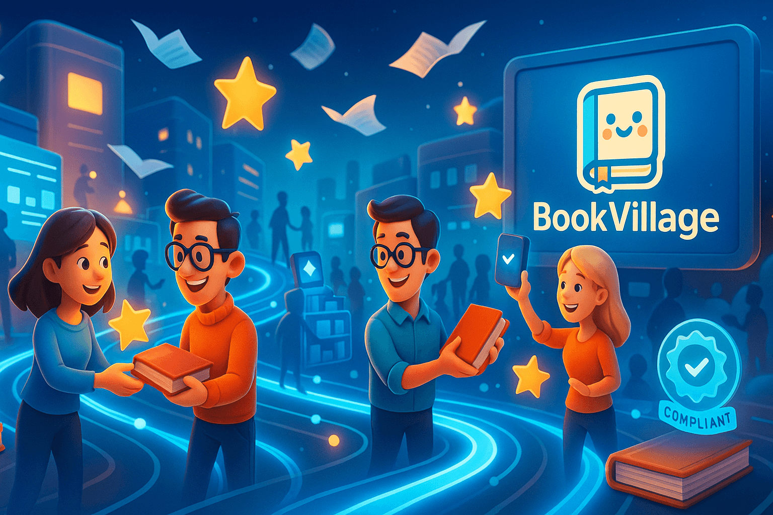 BookVillage Platform Overview - How authors and readers connect